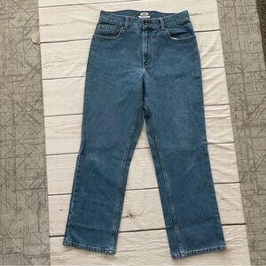 LL Bean Blue Straight Leg Jeans Classic Fit